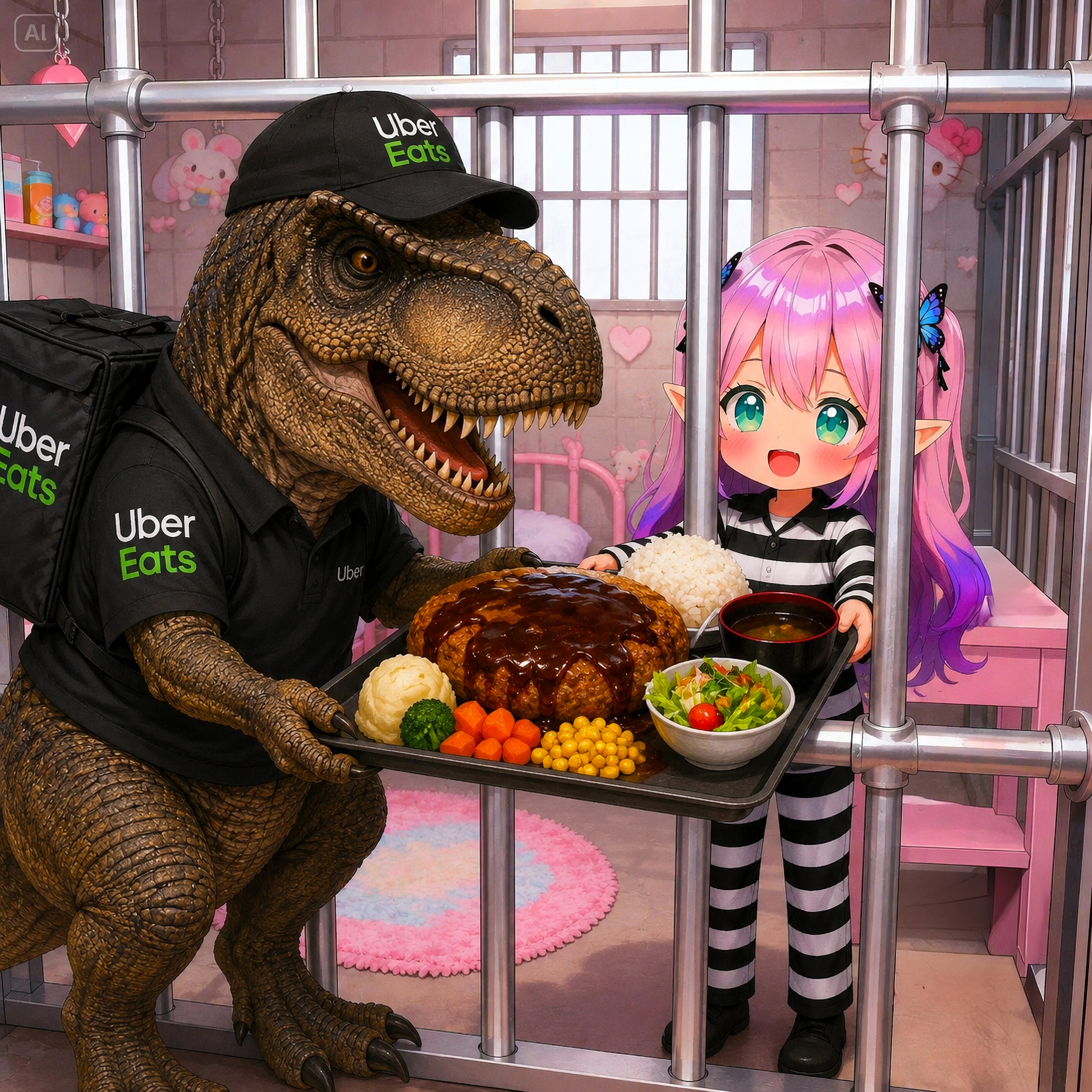 すみれちゃんに差し入れなのら～