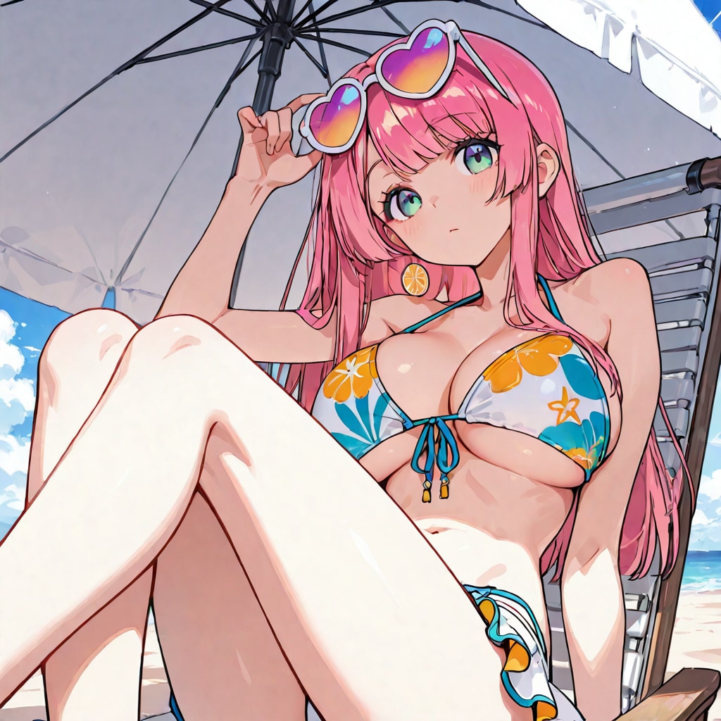 Her nice break time over there,