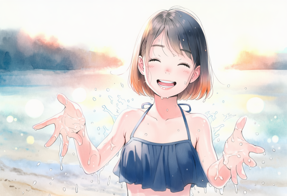 つめた！