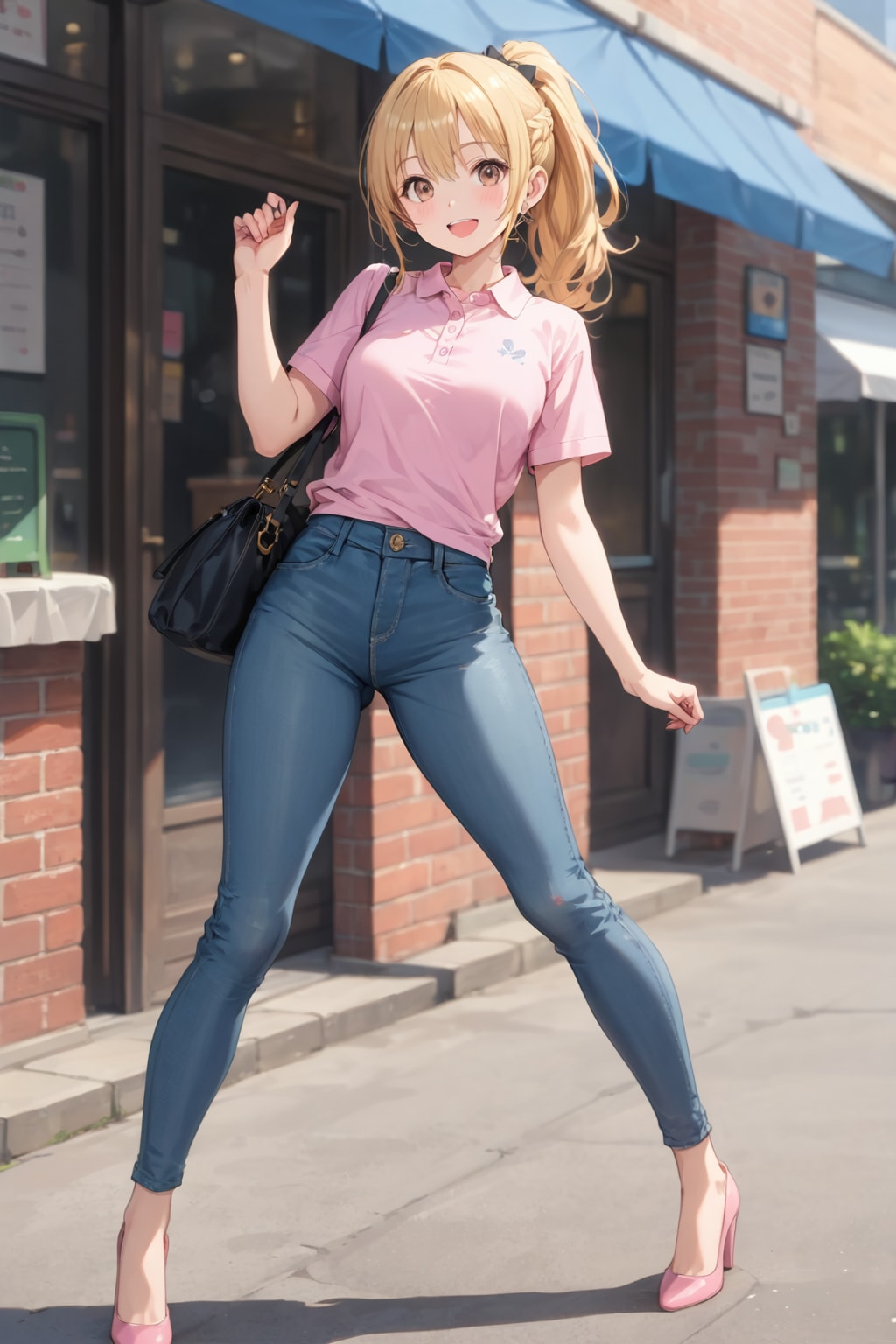 今日はポロシャツコーデなうちのお嬢さま