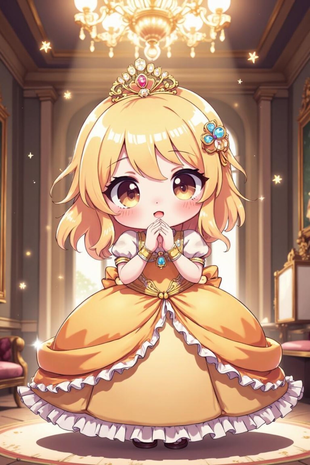 ちびキャラ　お姫様