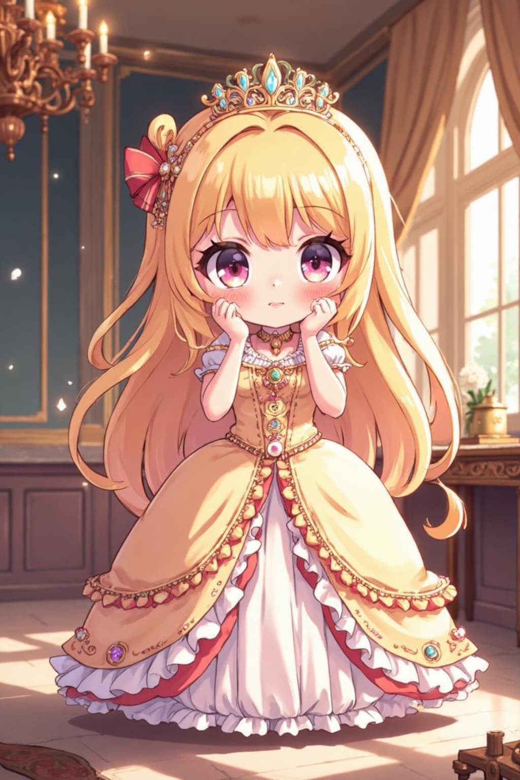 ちびキャラ　お姫様