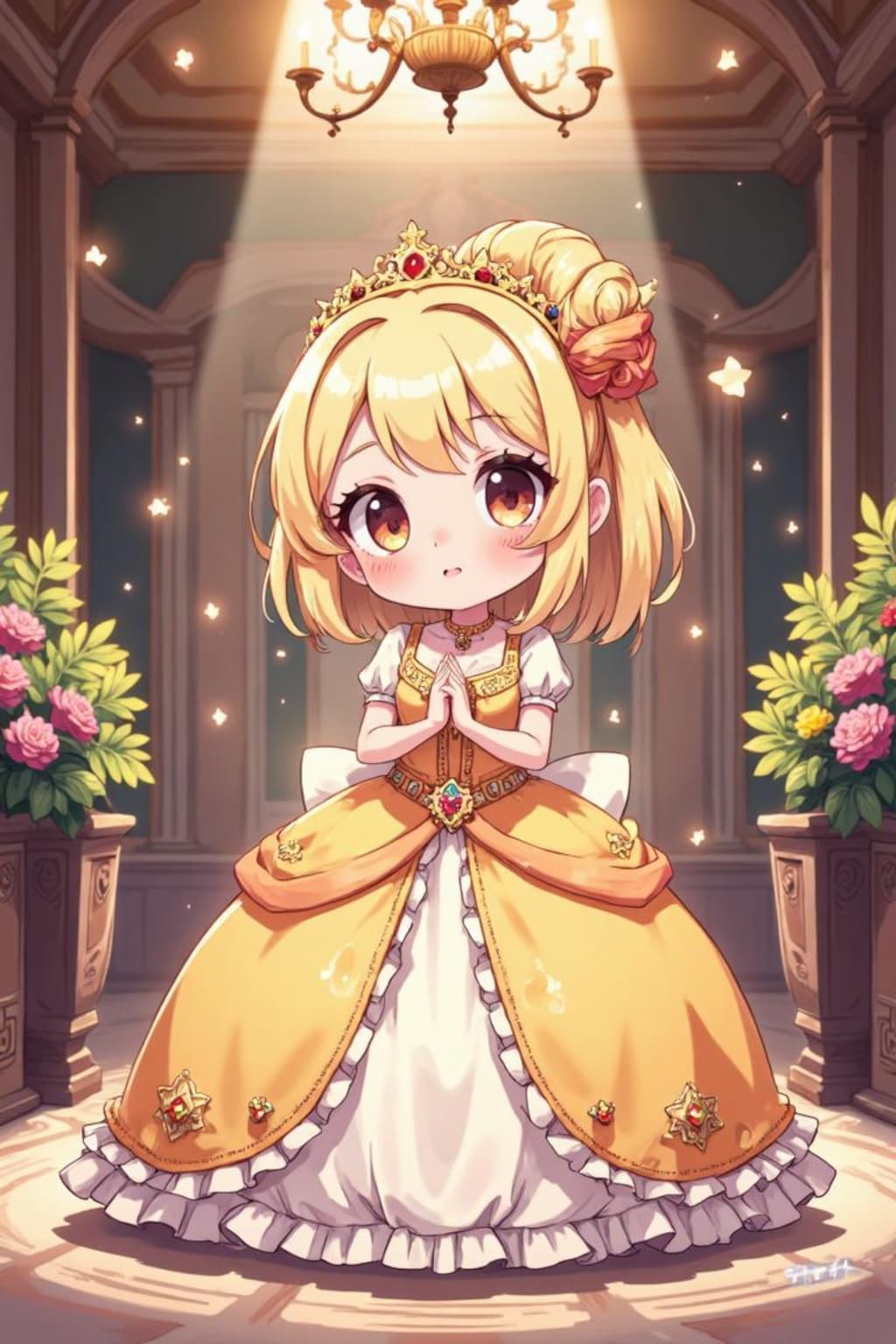 ちびキャラ　お姫様