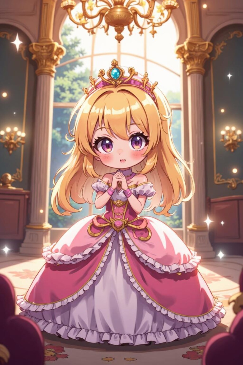 ちびキャラ　お姫様