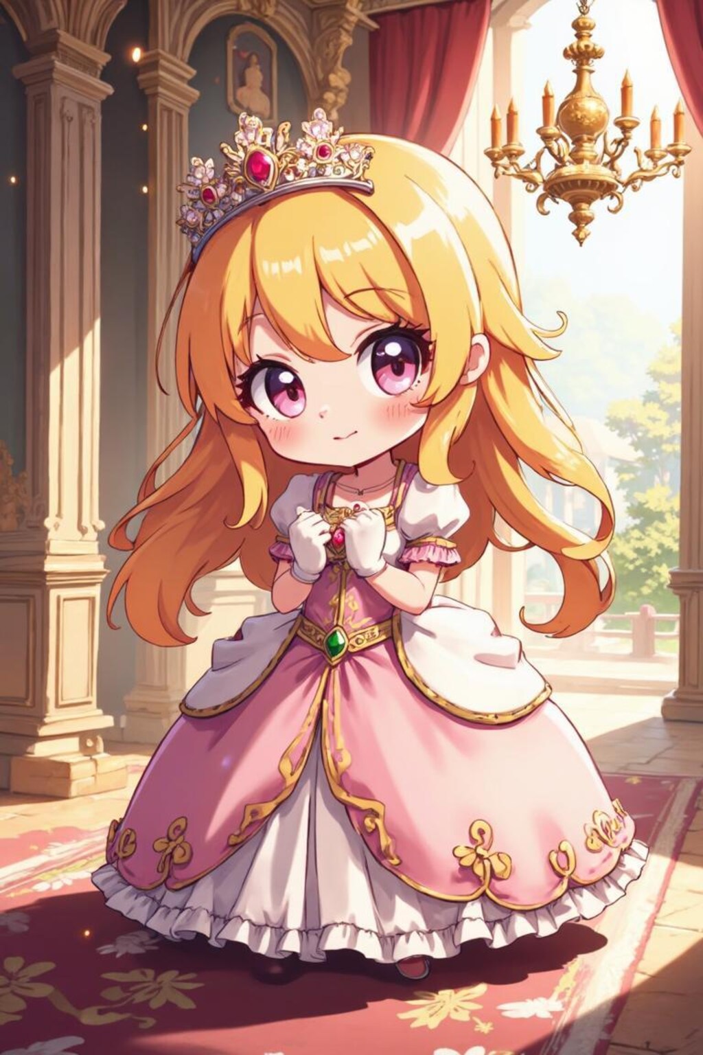 ちびキャラ　お姫様