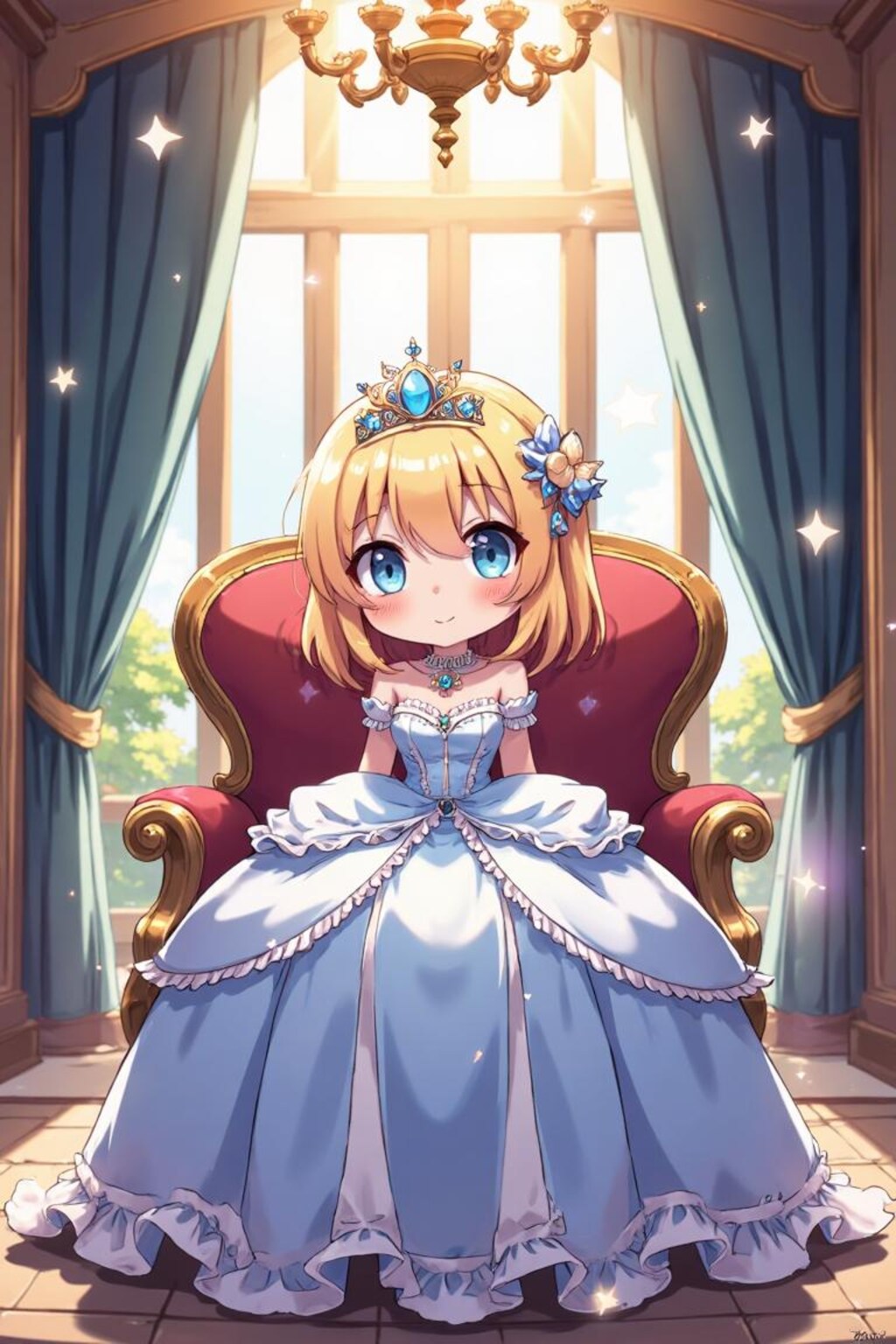 ちびキャラ　お姫様