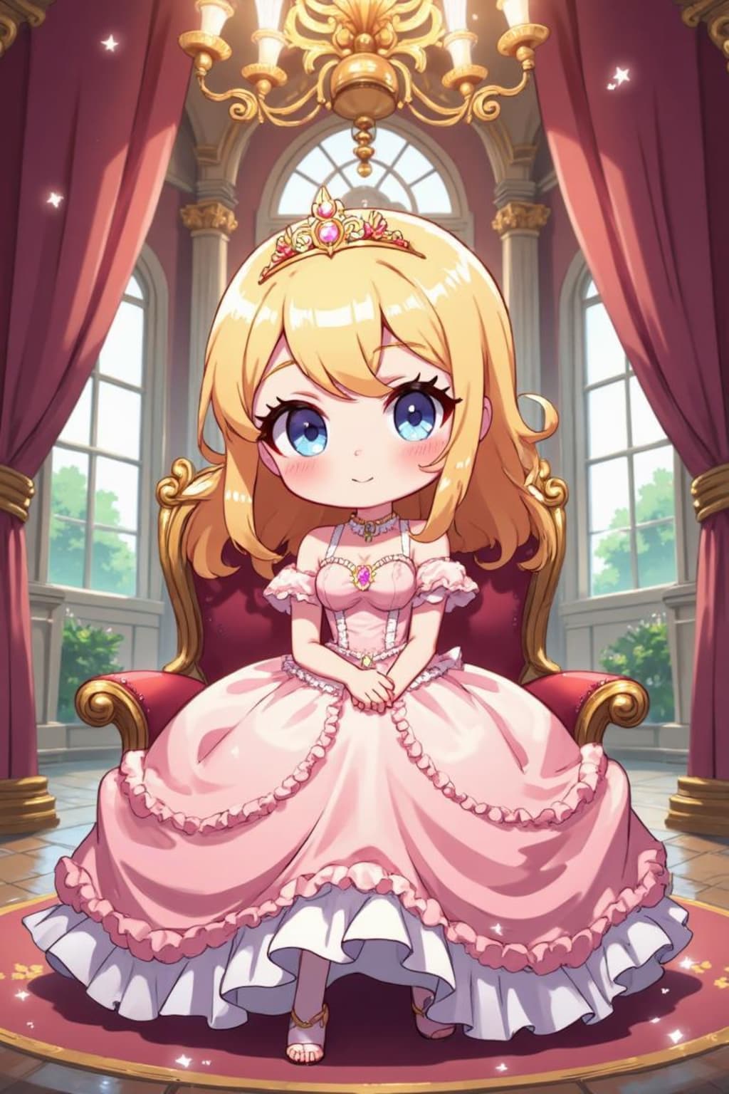 ちびキャラ　お姫様