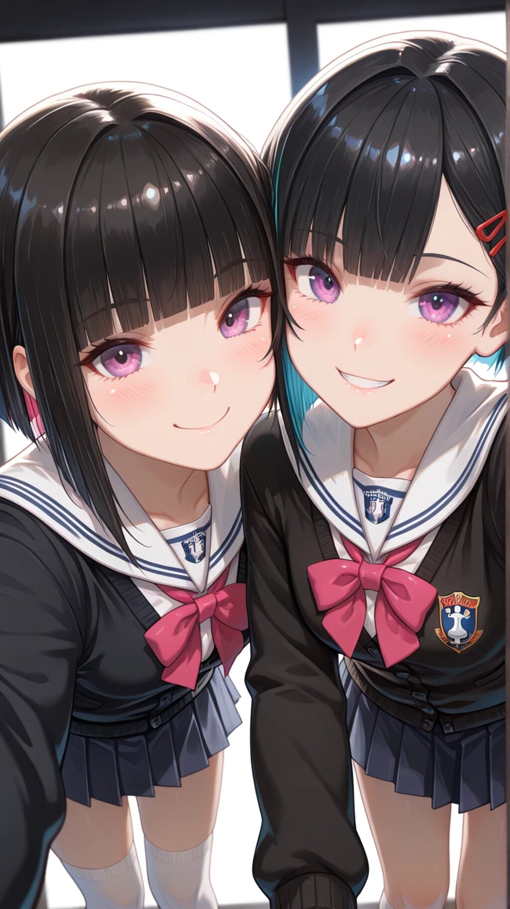 仲良し(5枚目はオバケ)