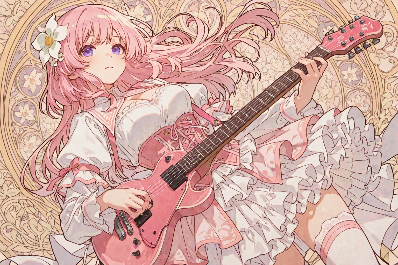 ギター少女 | の人気AIイラスト・グラビア