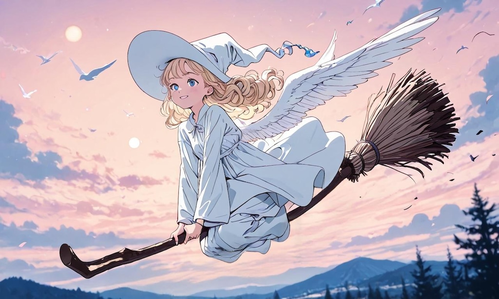 ミラちゃん空を飛ぶ