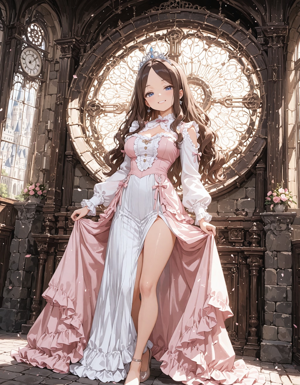 若メグさんの太もも