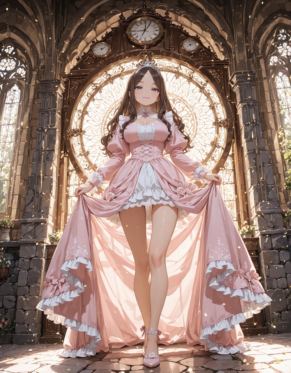 若メグさんの太もも