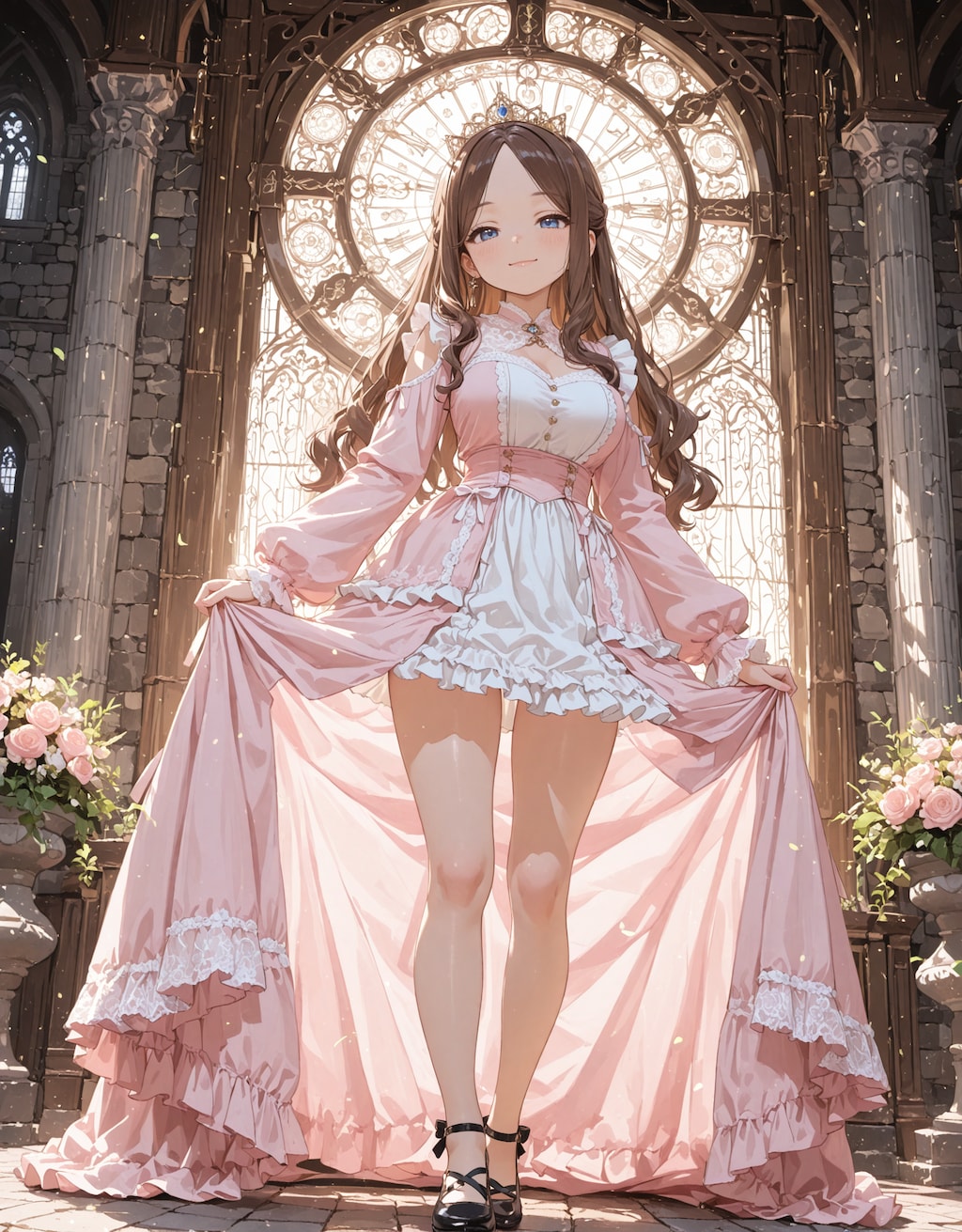 若メグさんの太もも