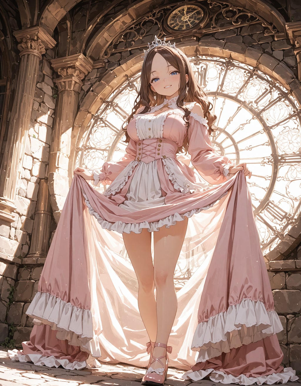 若メグさんの太もも