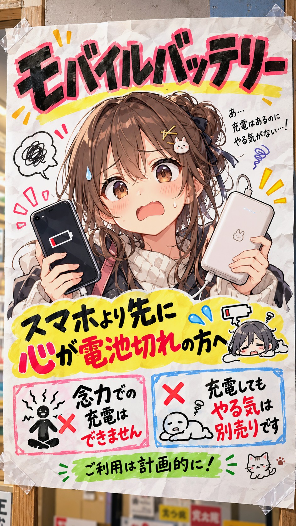 今日の貼り紙107 | の人気AIイラスト・グラビア