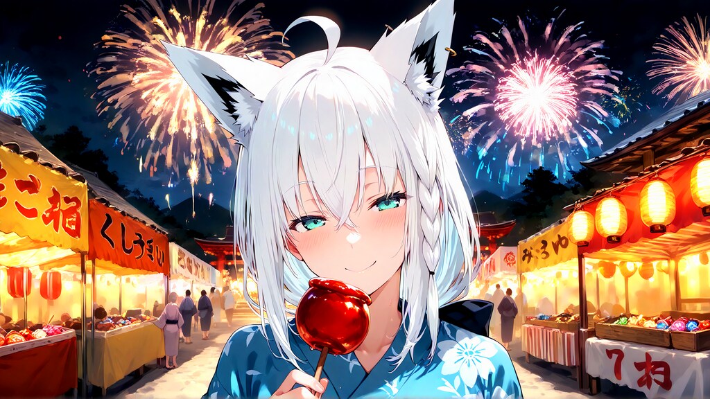 お祭りきーつね！