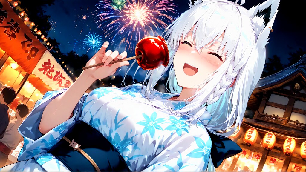 お祭りきーつね！