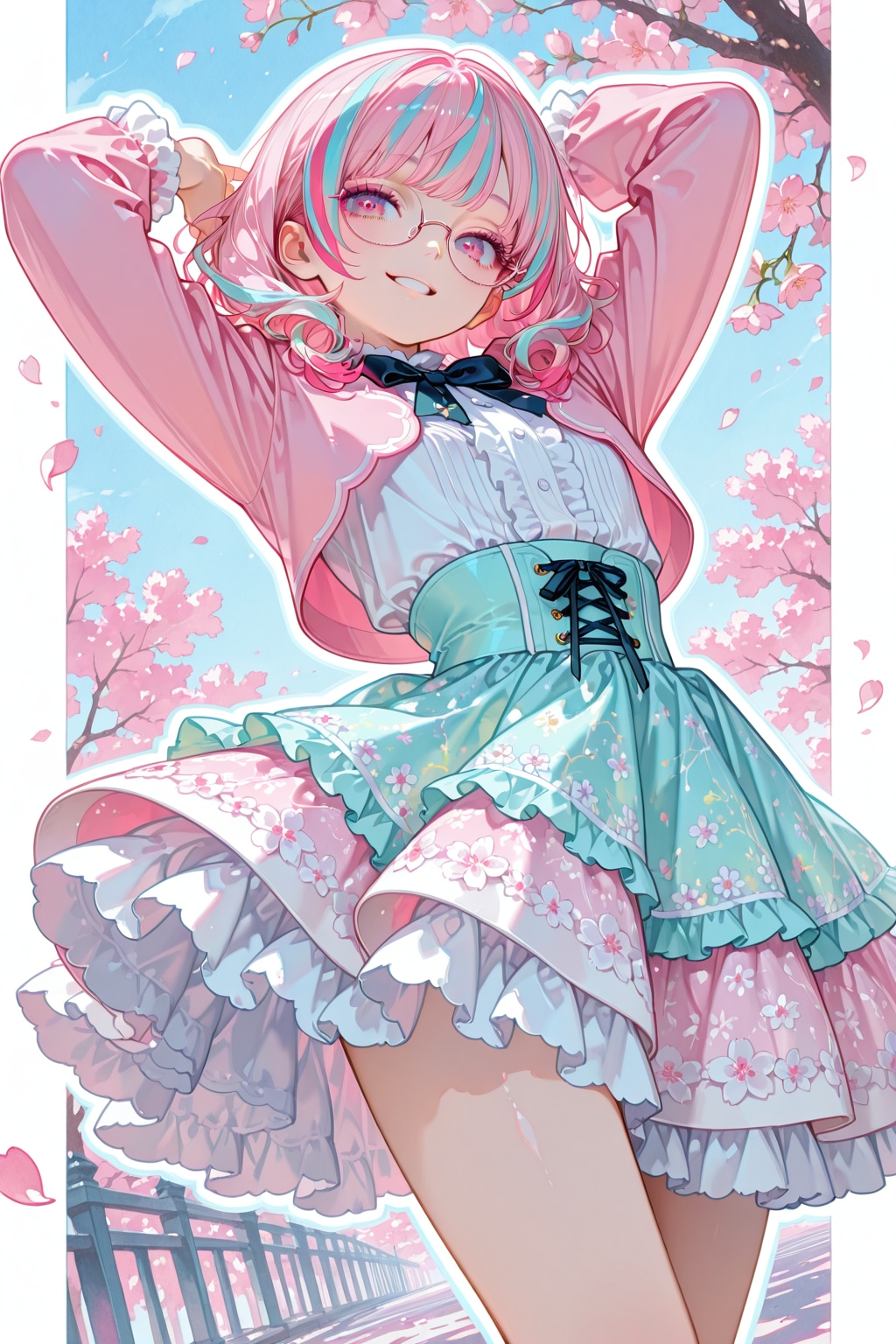 ECHIな春色コーデ