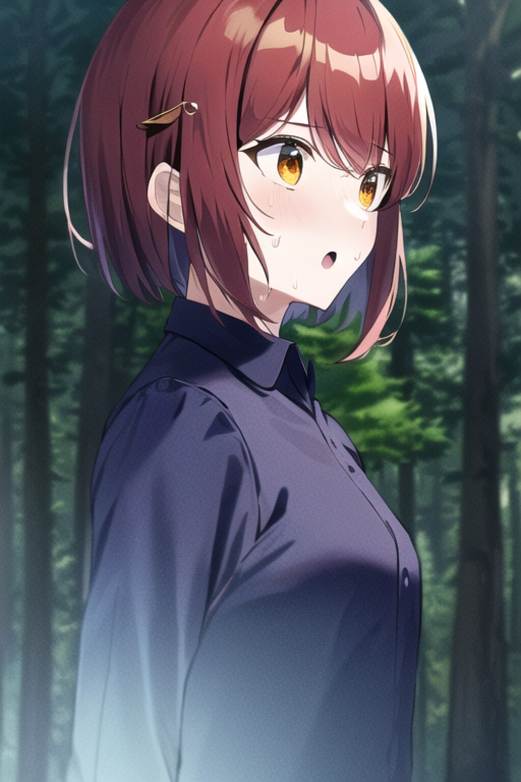 あかみと終末の森で出会った母娘