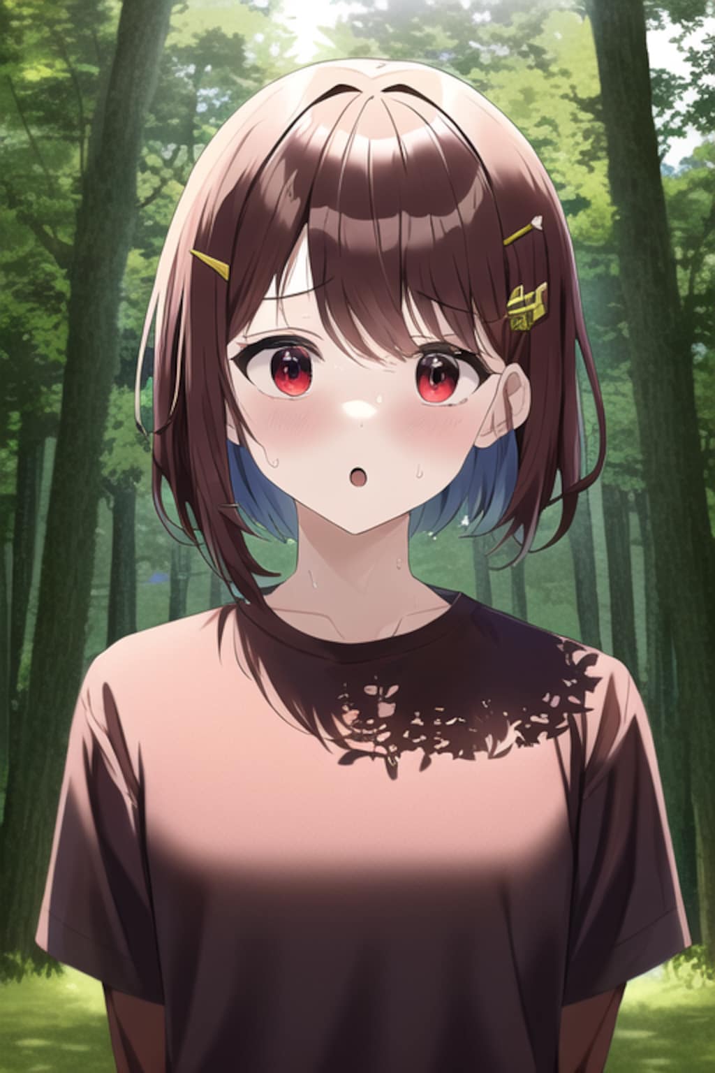 あかみと終末の森で出会った母娘