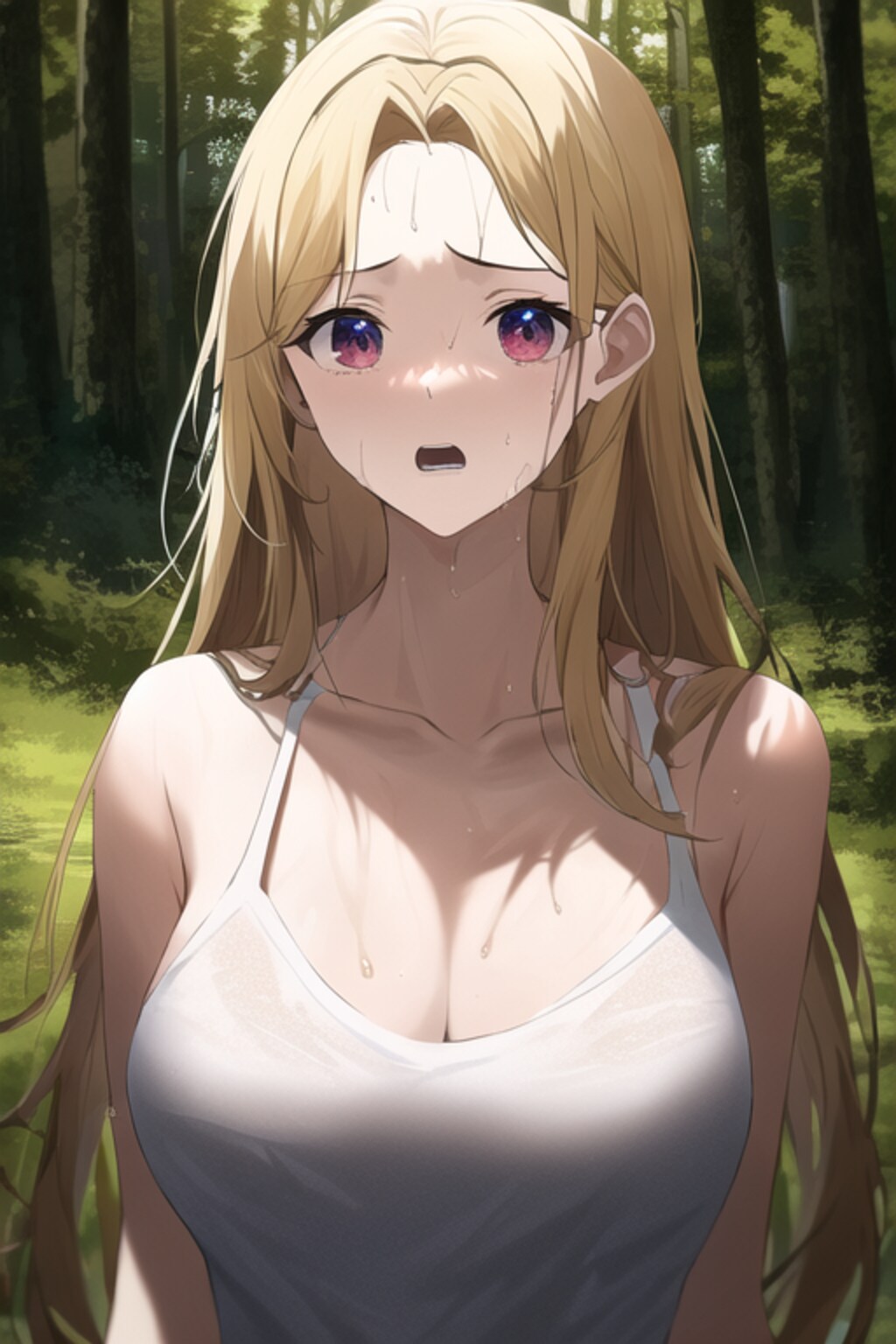 あかみと終末の森で出会った母娘