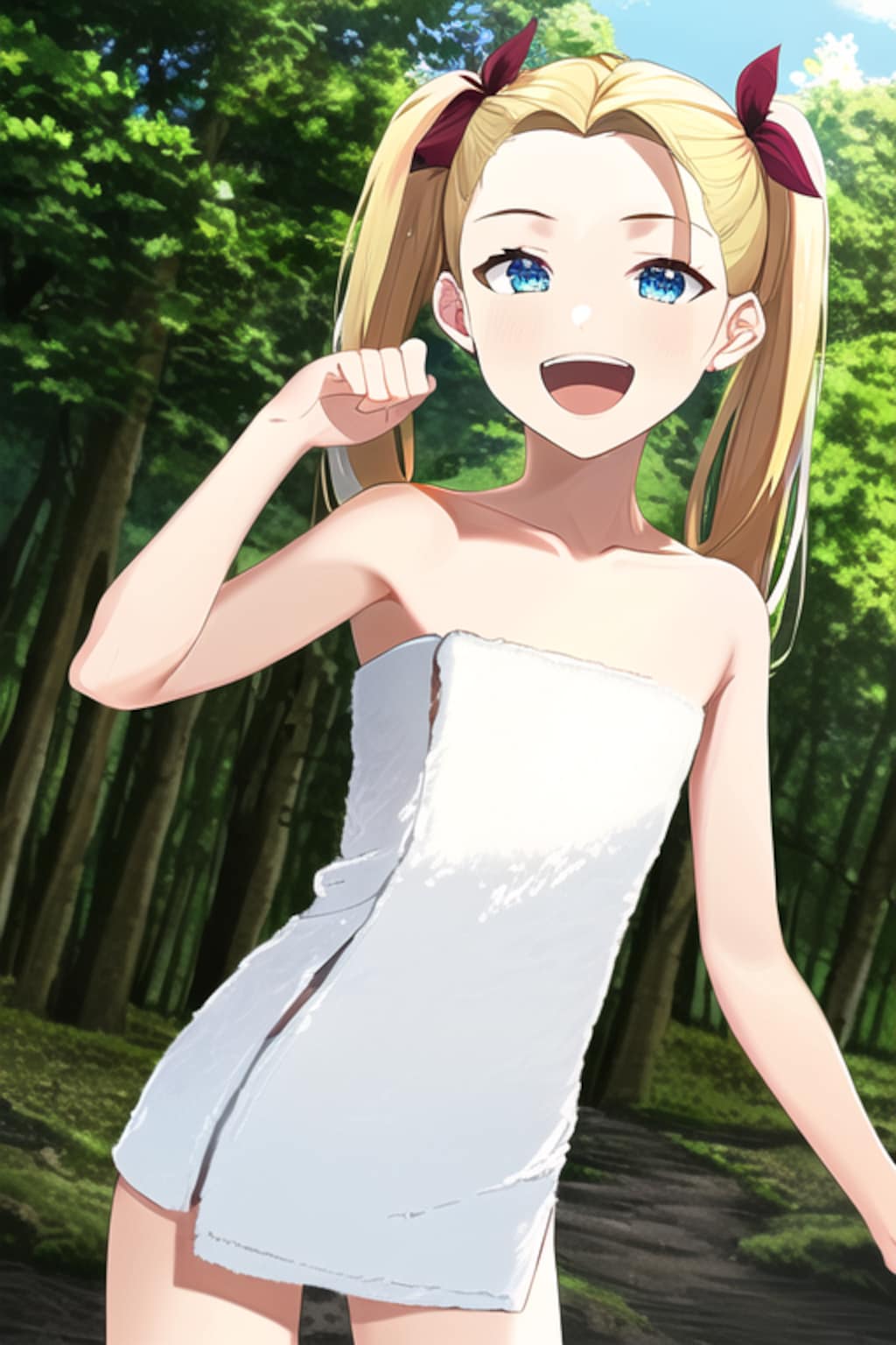 あかみと終末の森で出会った母娘