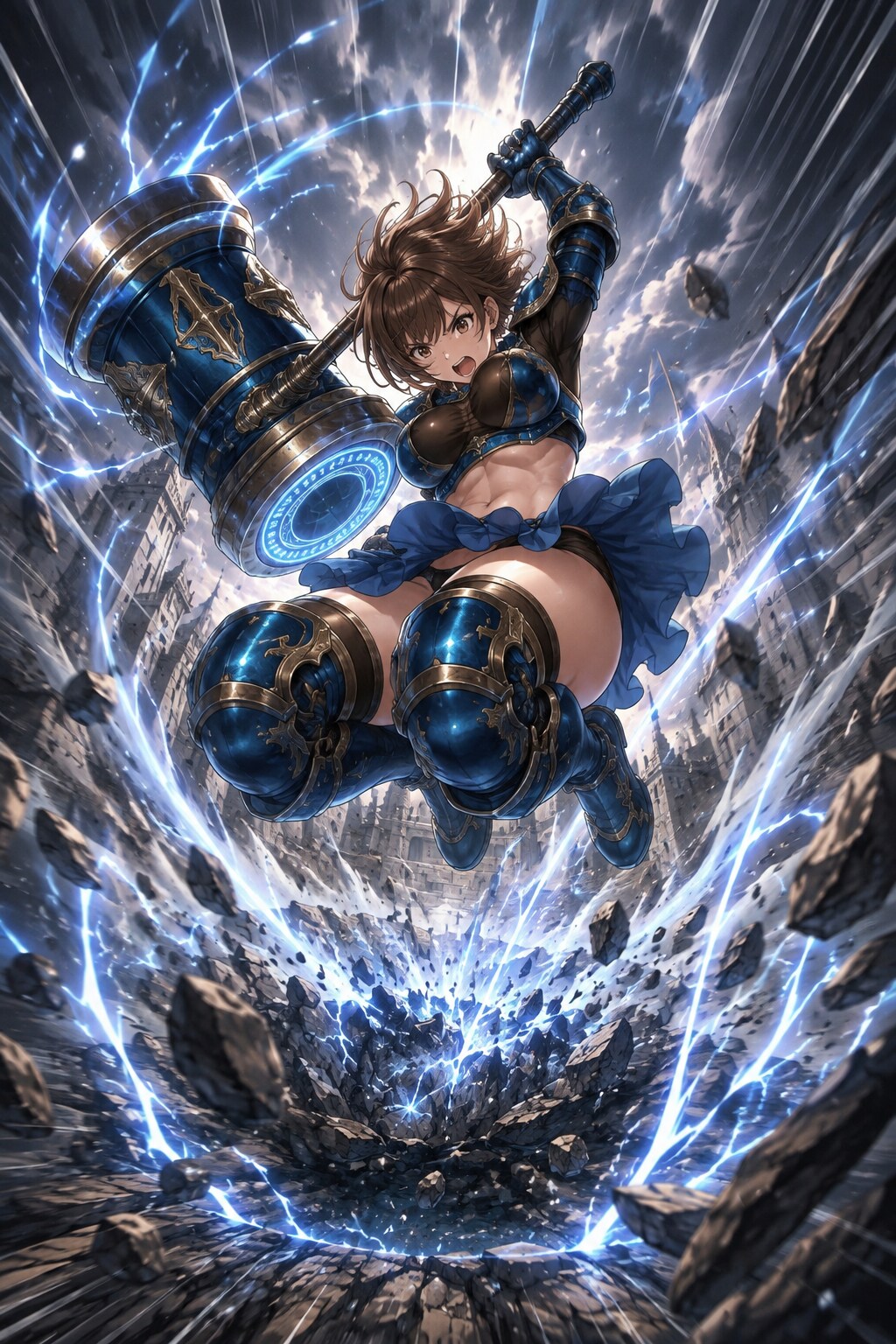 ハンマーフォール派生ニードロップ！