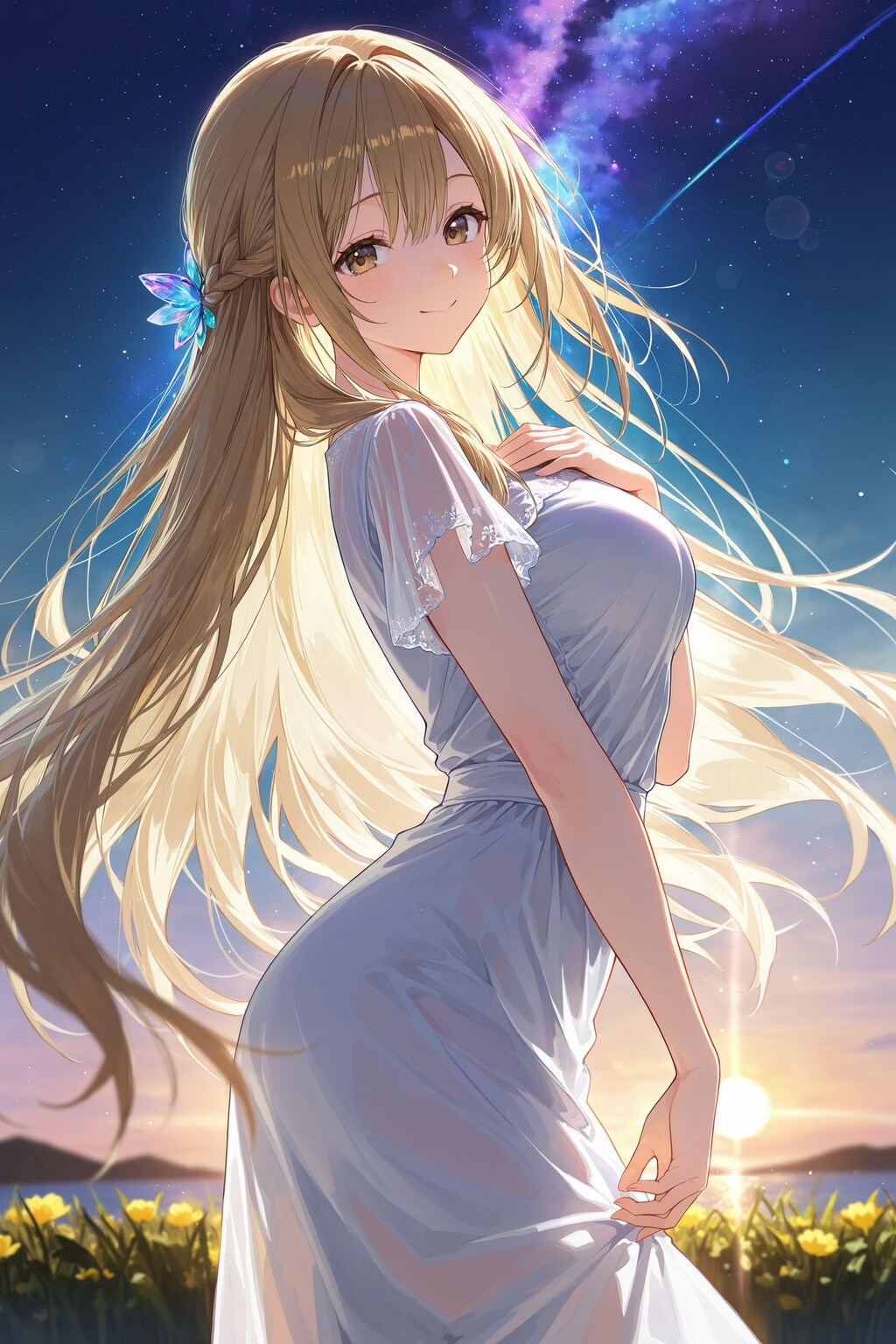 【歌：星にとけて】異世界学園の少女