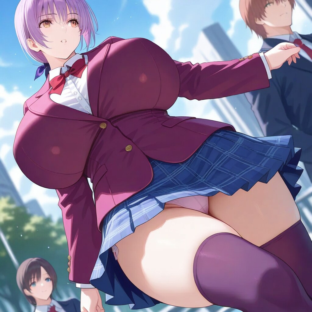 学生服パンチラあやね