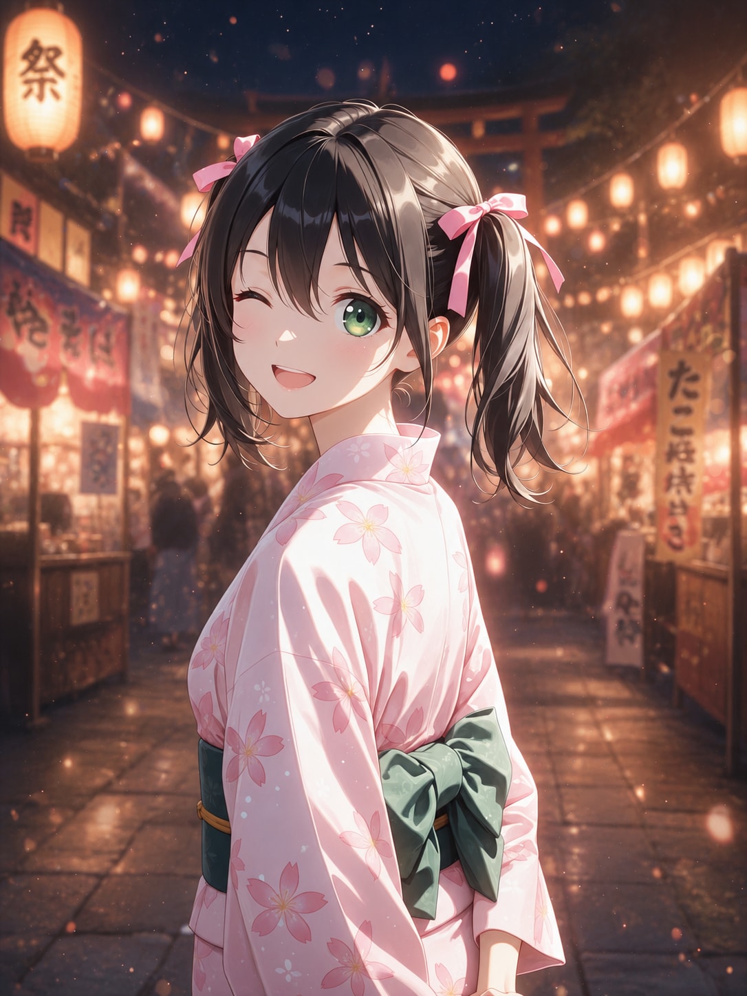 君と歩く夏祭り