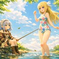 水面にほどける、夏の距離 2枚目