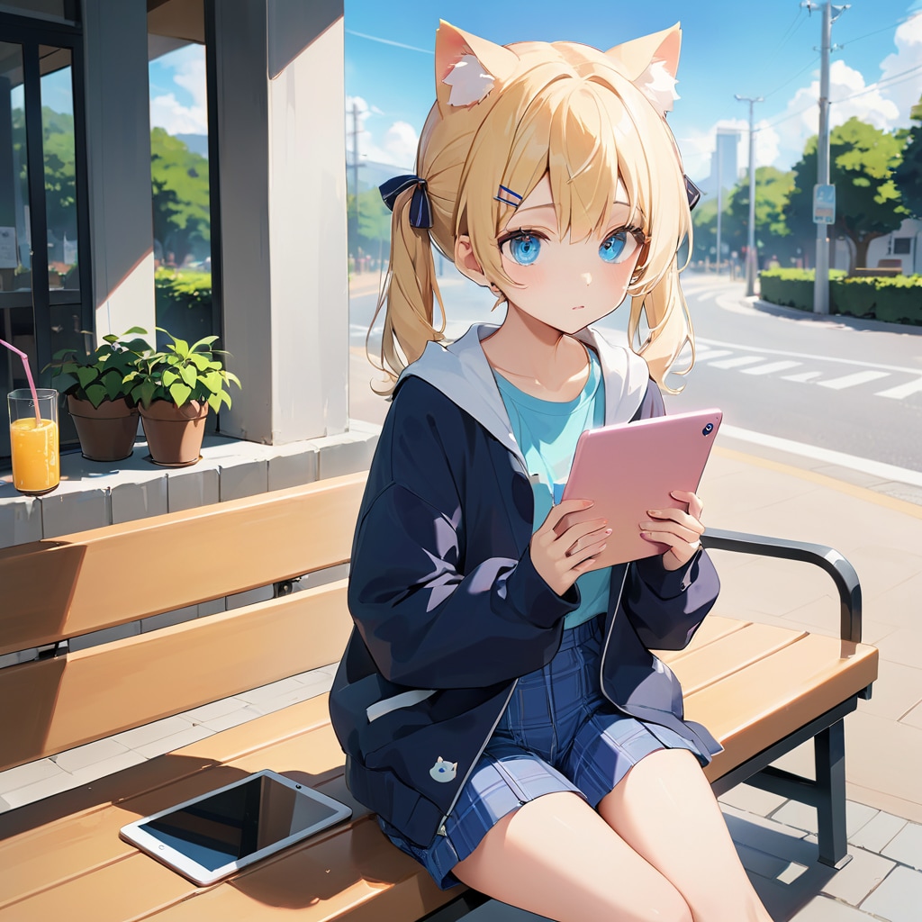 こるり「姉のタブレットを見る」まや「やめろおおおおお」 | の人気AIイラスト・グラビア