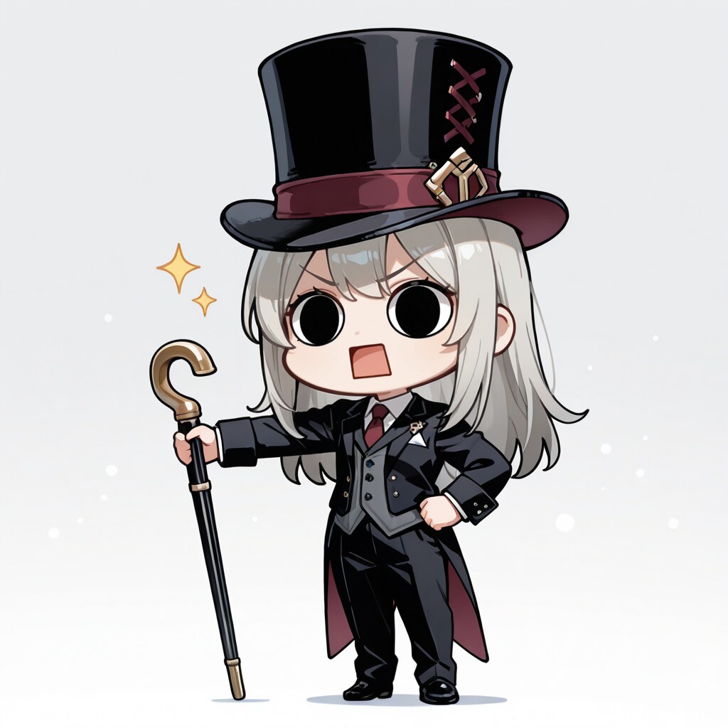 シルクハットえらいこっちゃ嬢
