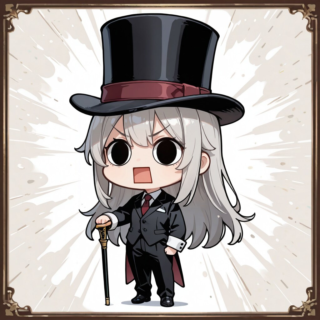 シルクハットえらいこっちゃ嬢