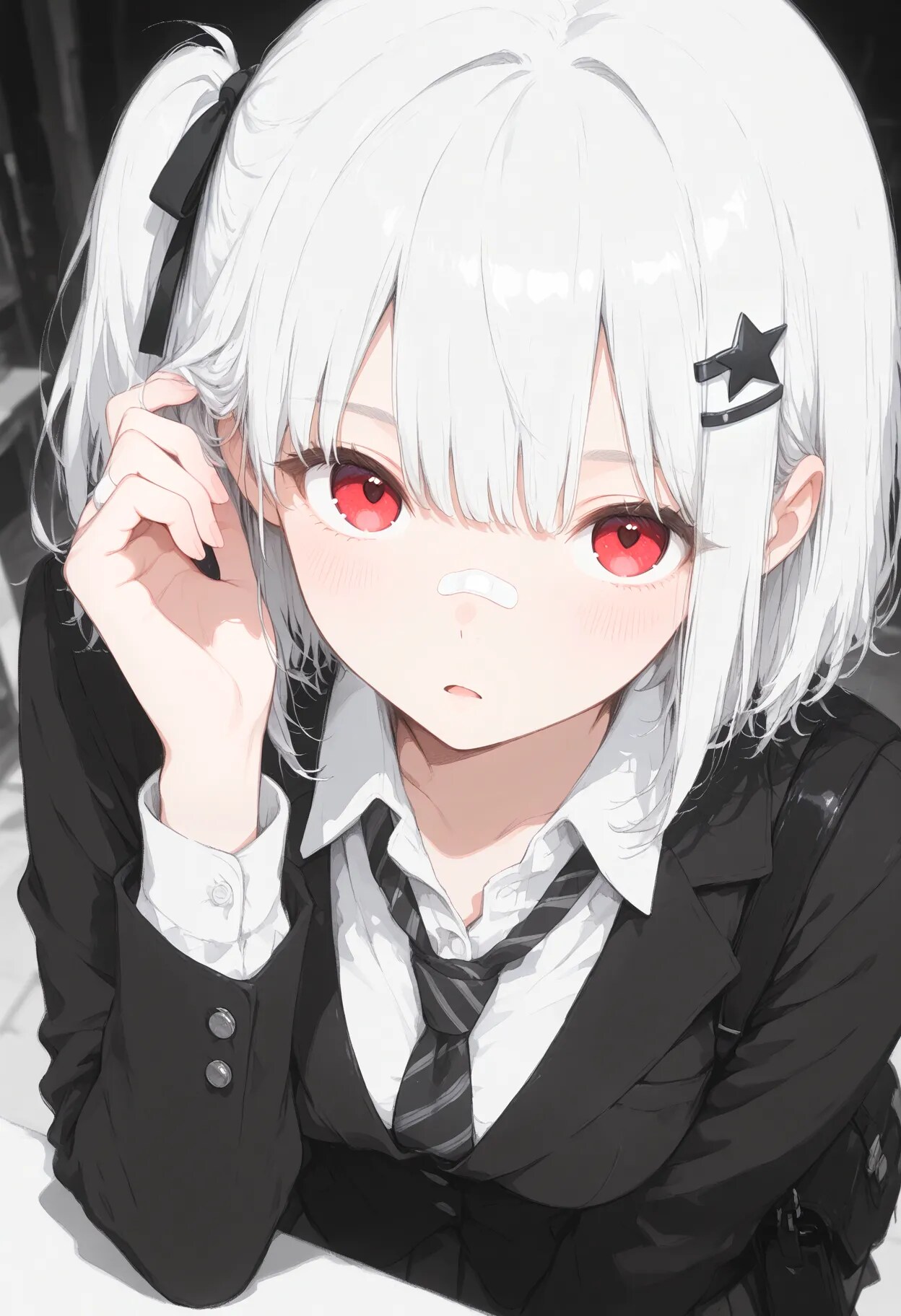 赤目のブレザー少女