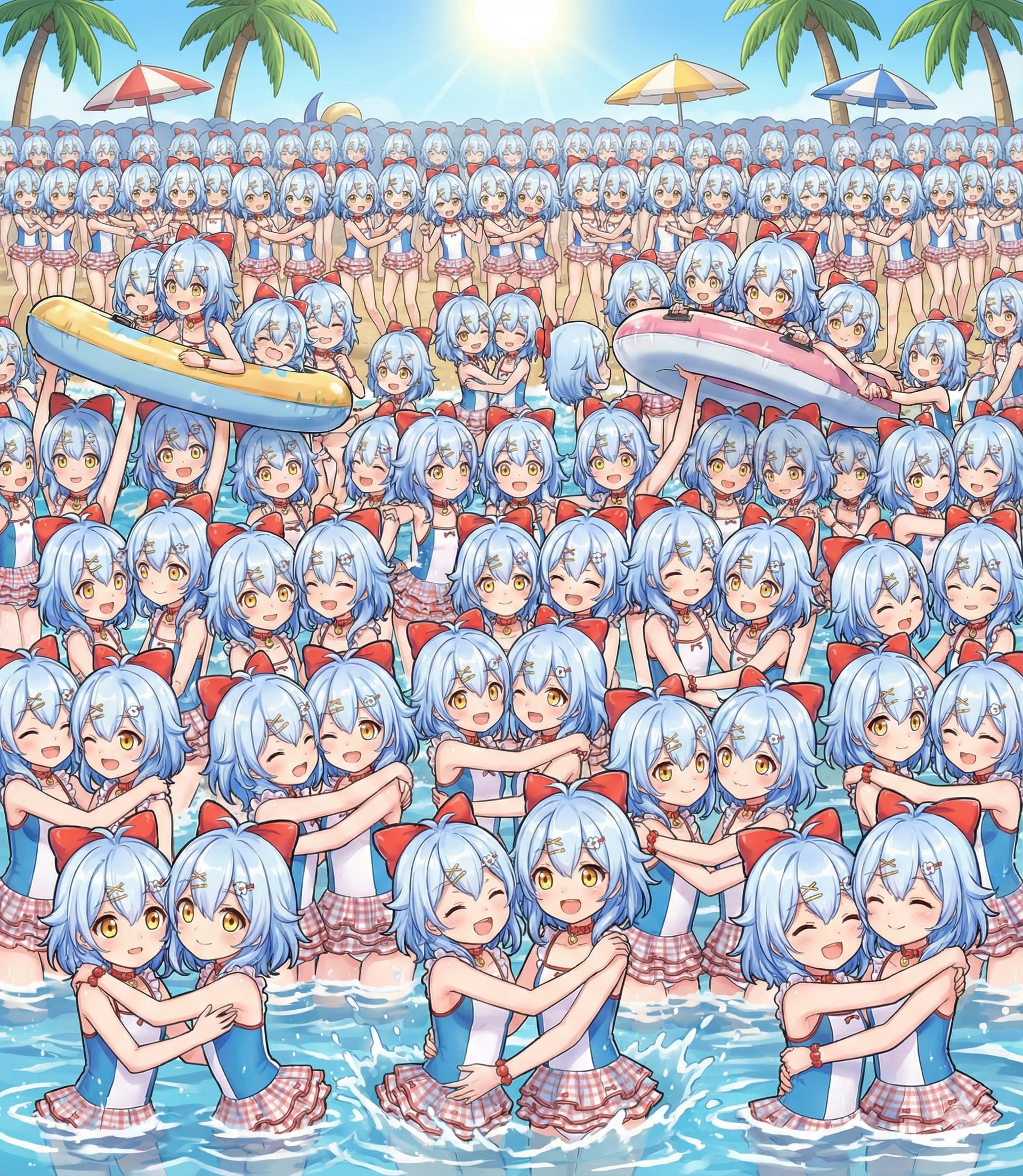 Geminiで作れた嫁分身/増殖娘 | の人気AIイラスト・グラビア