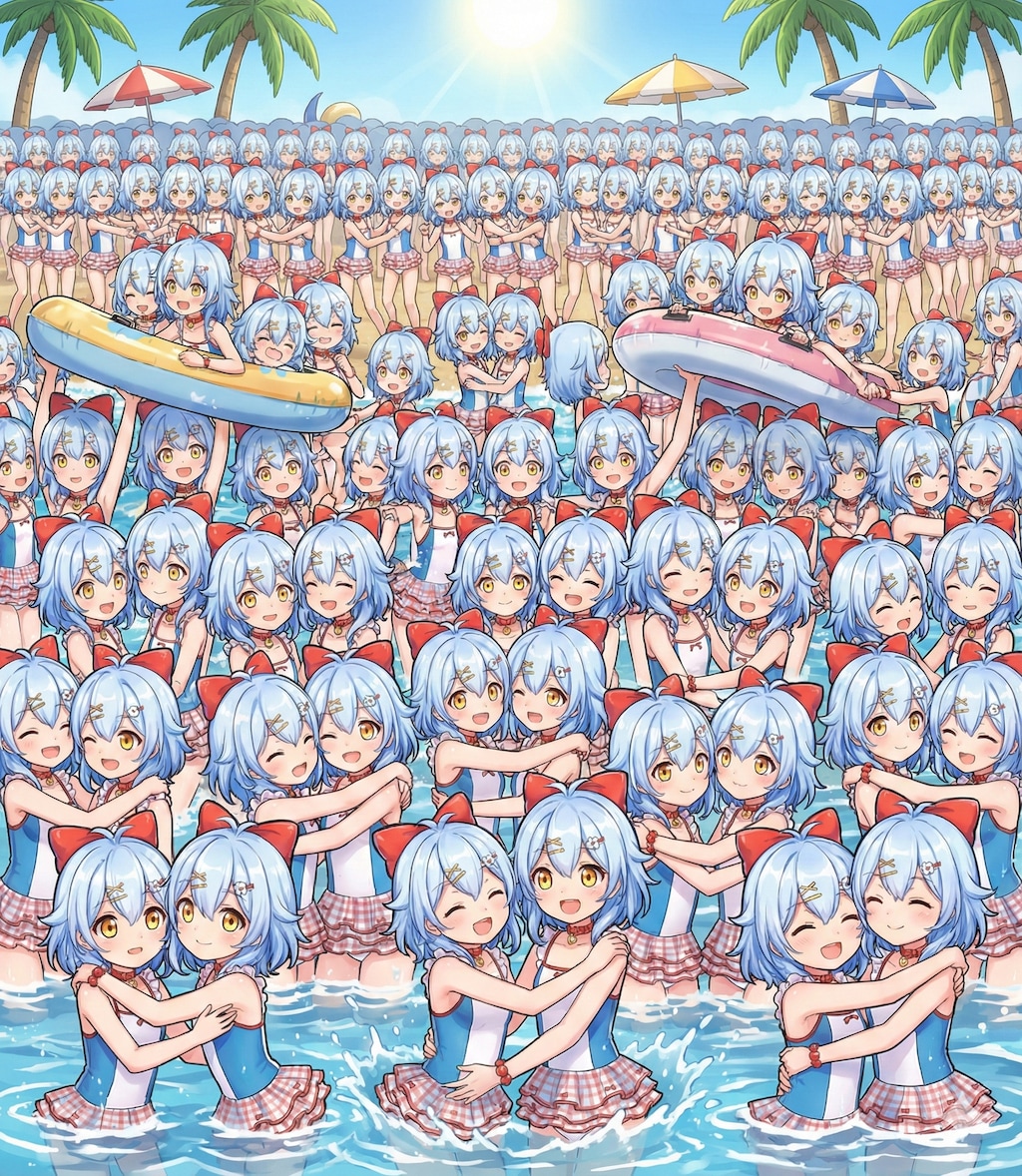 Geminiで作れた嫁分身/増殖娘