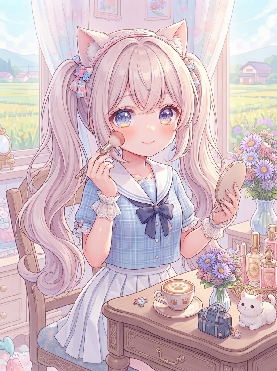 メイク | の人気AIイラスト・グラビア