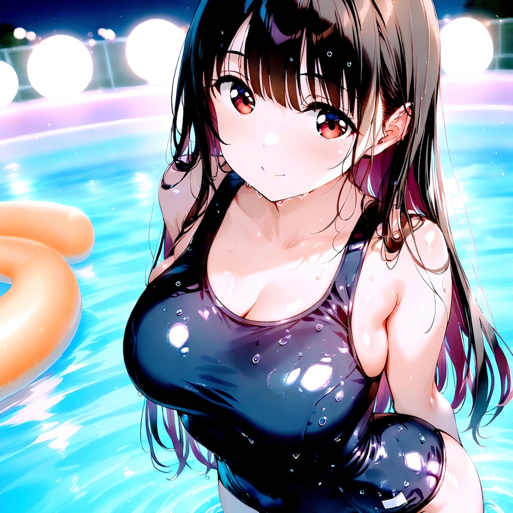 WAVEさん他でナイトプール