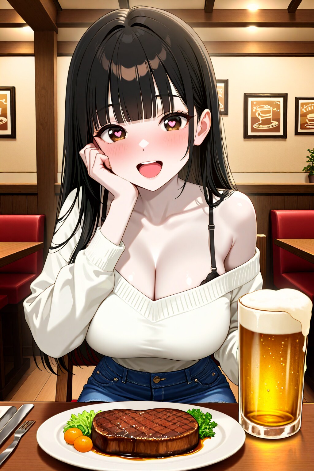 ステーキ食うサキちゃん