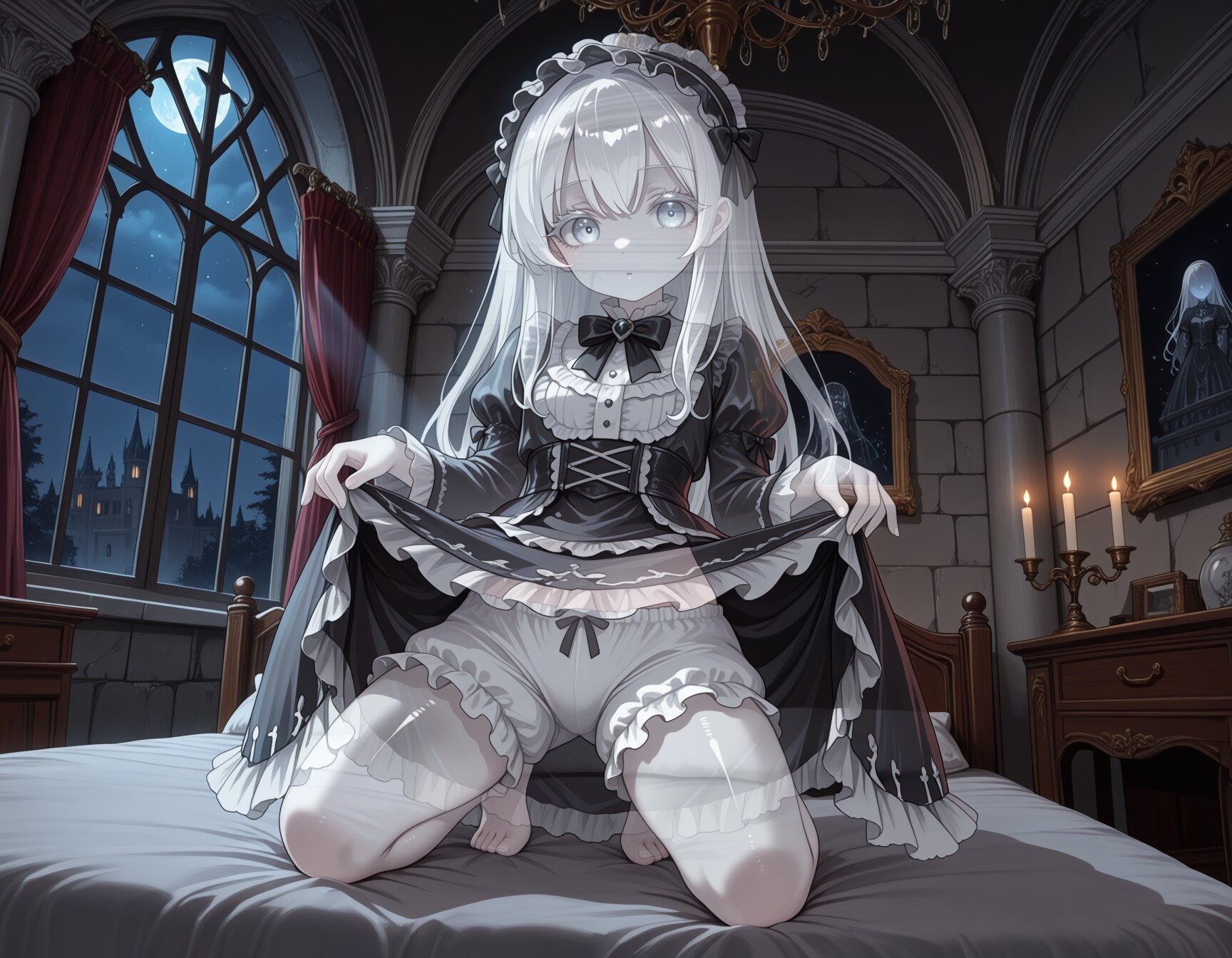 幽霊少女の誘惑