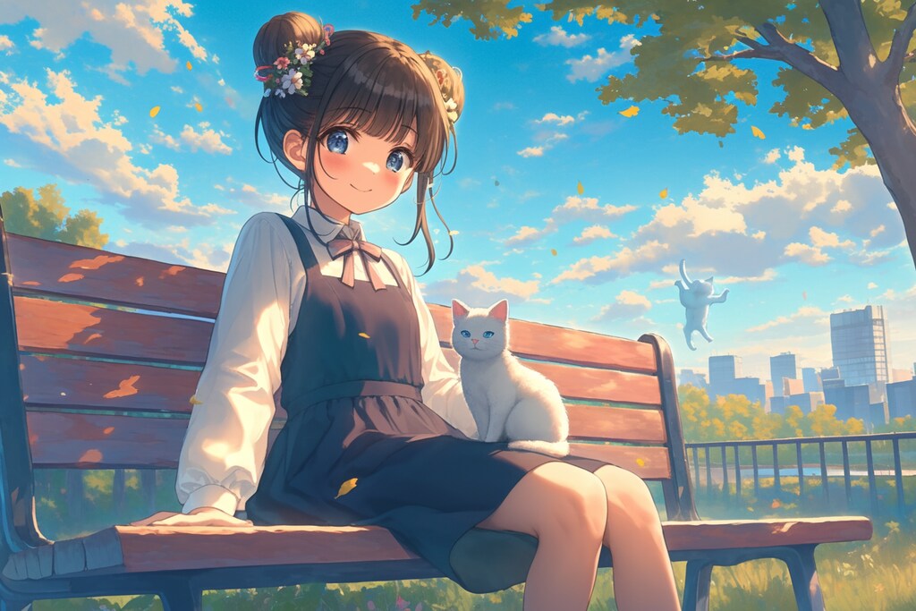 猫🐈とおだんごちゃん🍡✨102