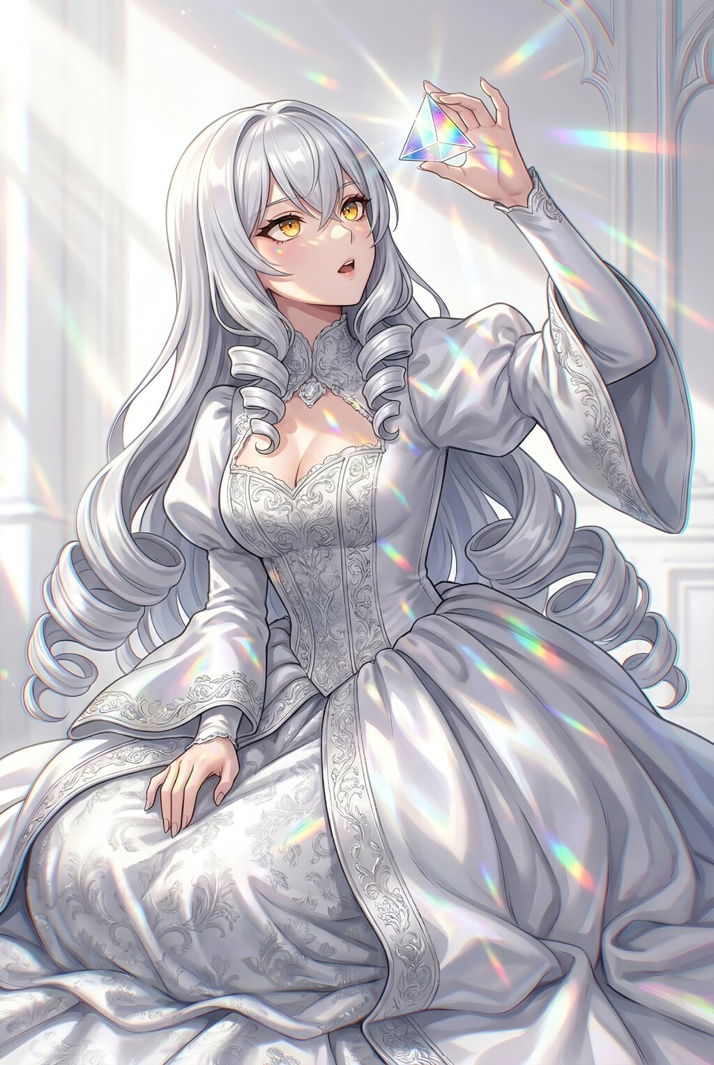 『 偏光の朝 』 - Dichroic Glass & Prism