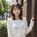 白いドレスの女性 3枚目