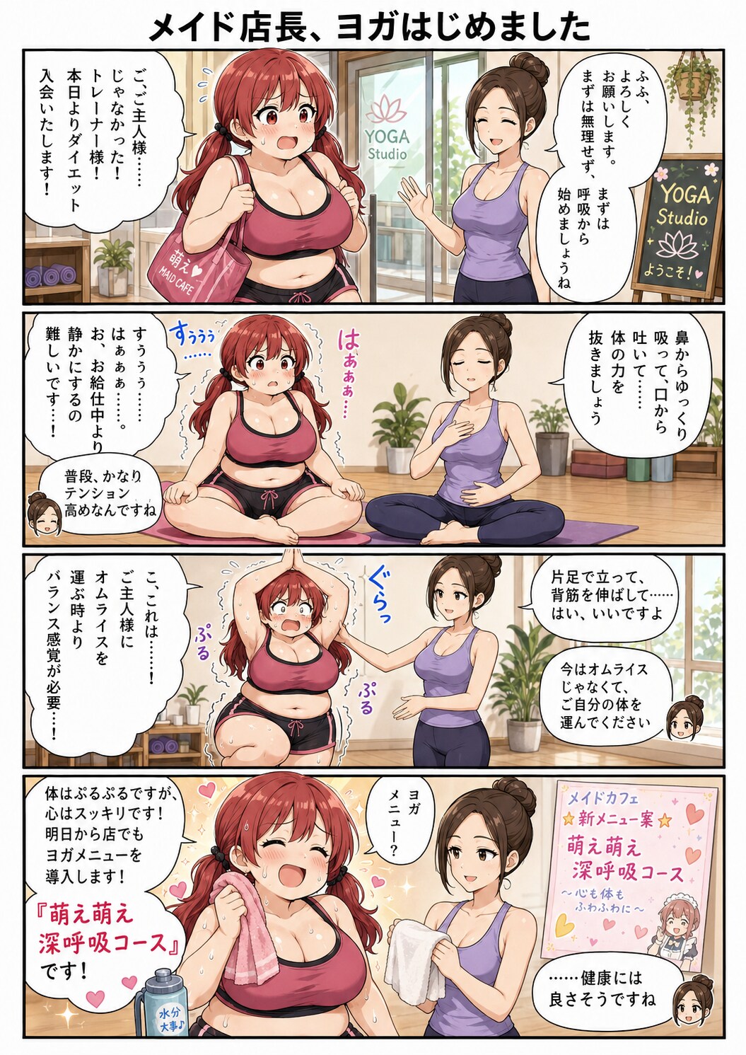 店長、ヨガはじめました