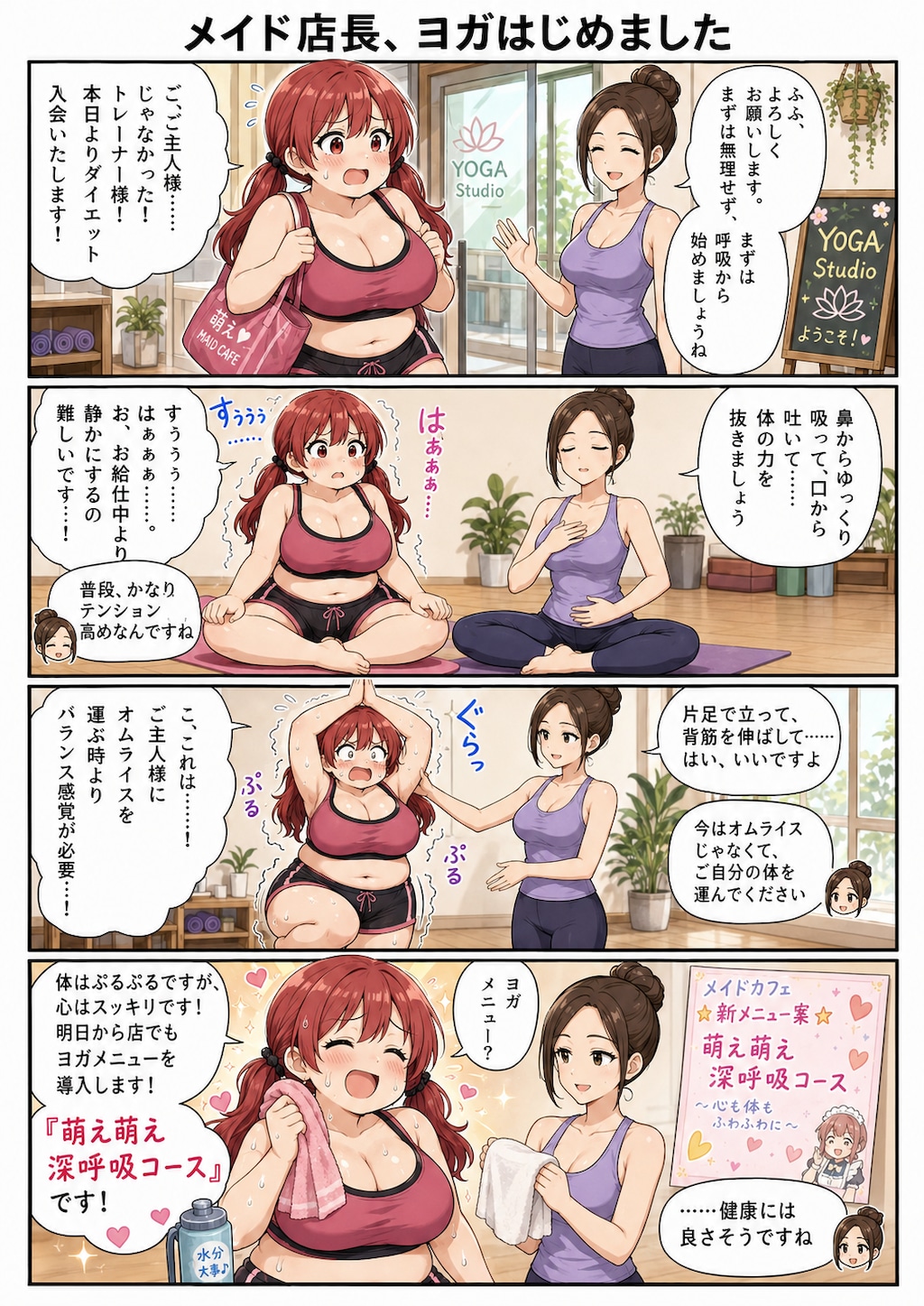 店長、ヨガはじめました