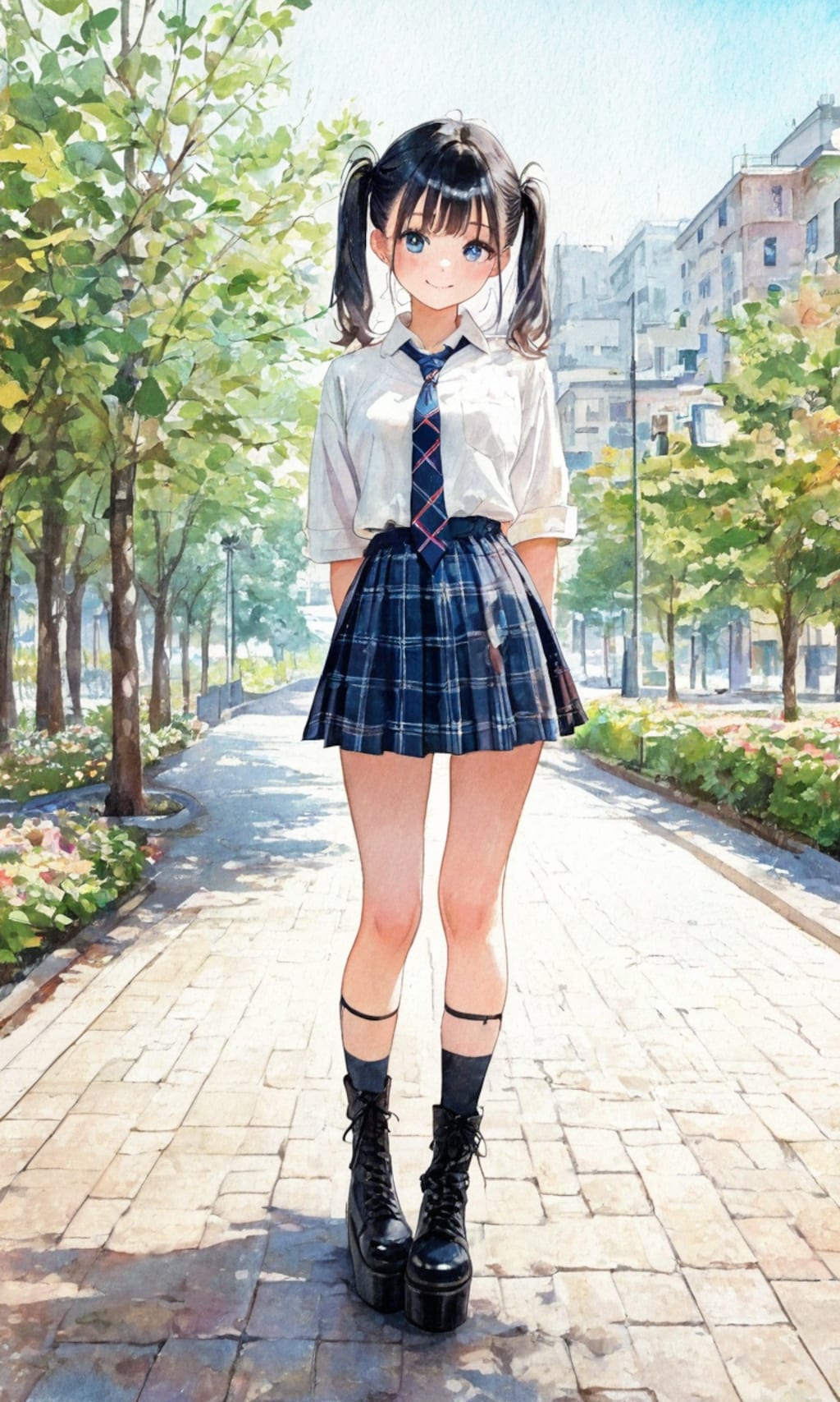 公園のツインテール