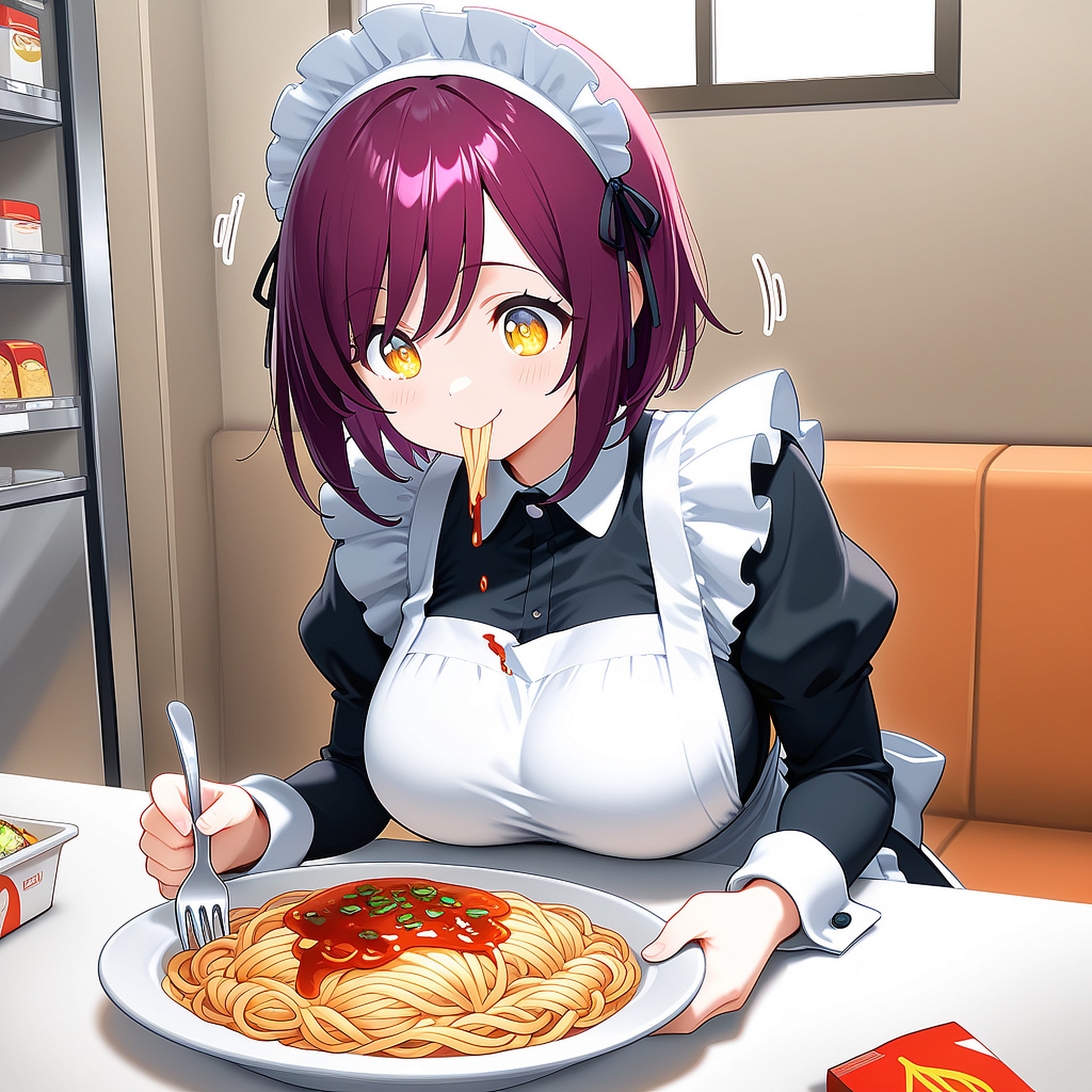 こんにちは（挨拶メイドの芽衣ちゃん） | の人気AIイラスト・グラビア