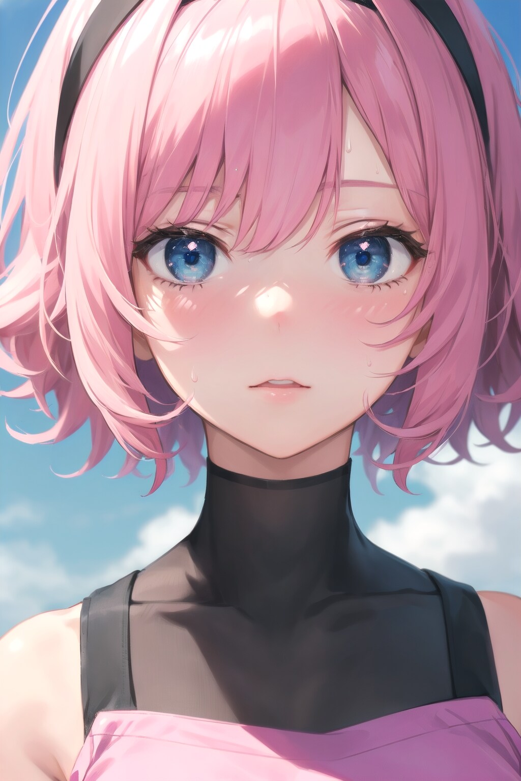 髪伸びてきたなぁ… | の人気AIイラスト・グラビア