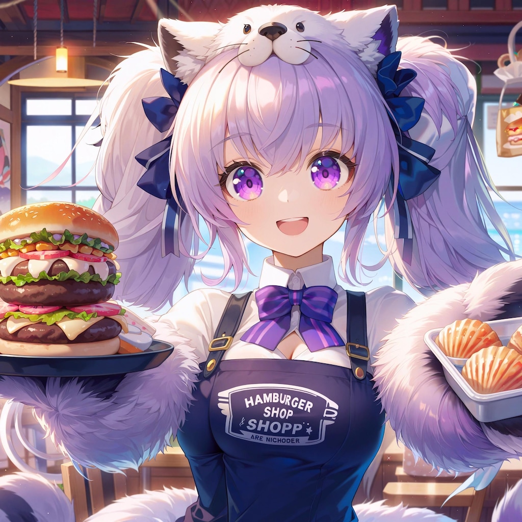 ハンバーガーとホ↑タテでございます